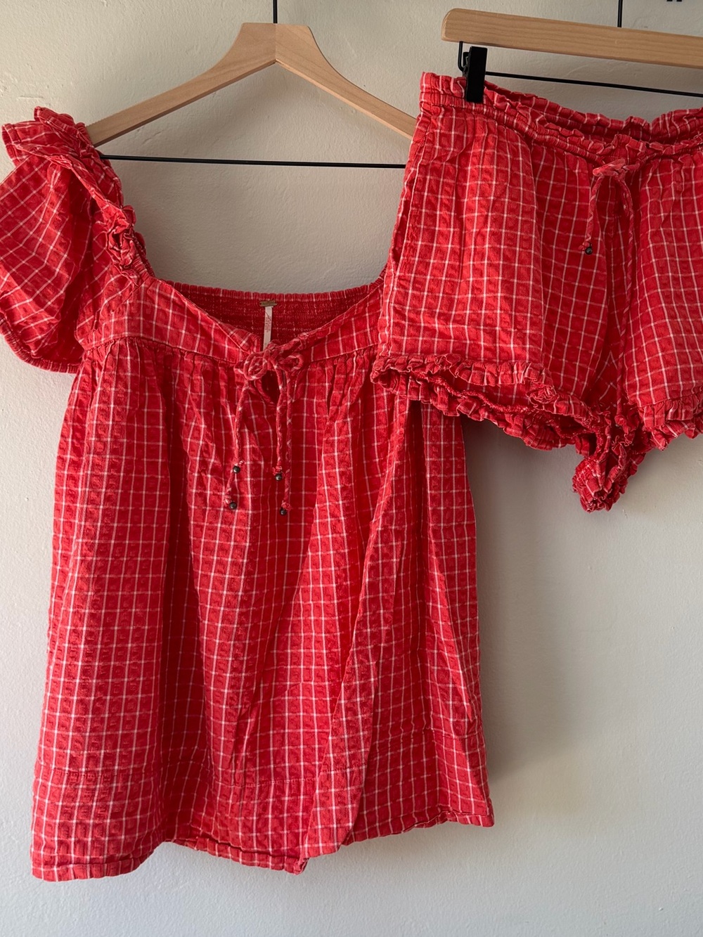 Free People Maggy Mae Yard Dye Short Set